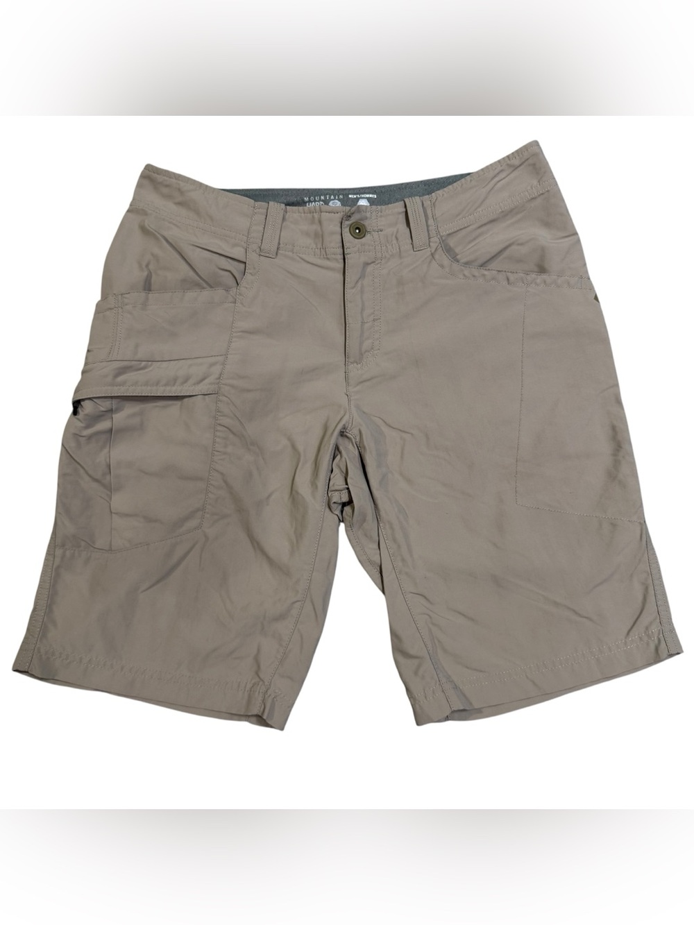 Mountain Hardwear Men’s Brown Khaki Technical Shorts Long Size 30 Outdoor Hiking